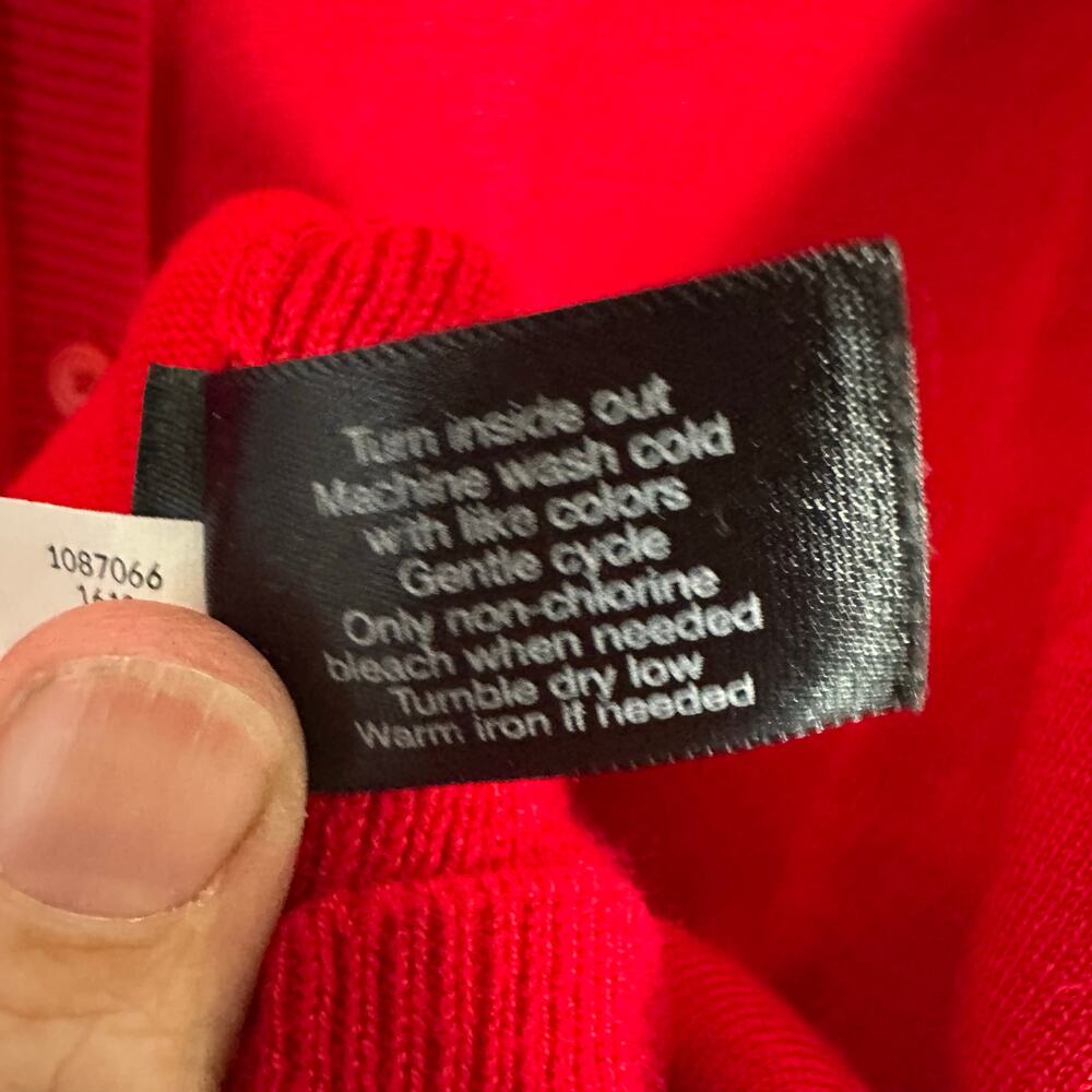 Lane Bryant women’s cardigan Red button front academia cozycore plus size - Picture 5 of 8